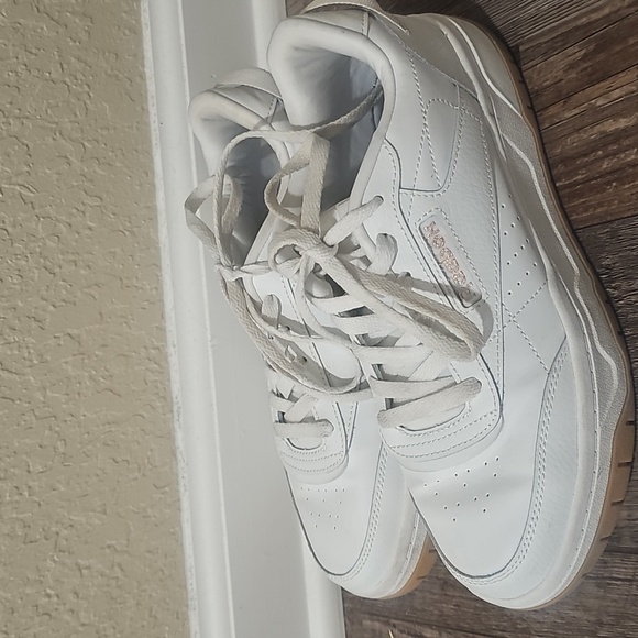 Reebok White Leather Sneakers - Picture 3 of 6